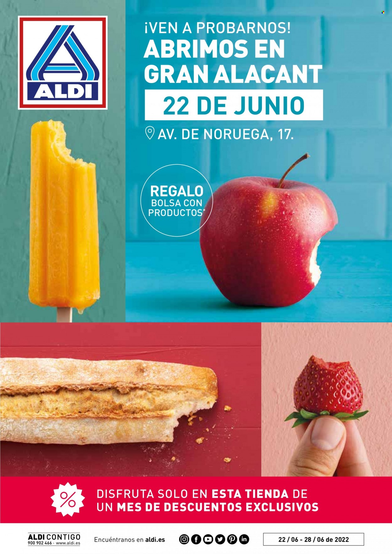 Folleto Aldi - 22/06/22 - 28/06/22. Página 1