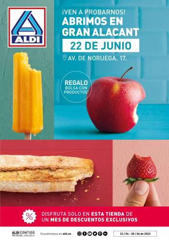 Folleto actual Aldi - 22/06/22 - 28/06/22.
