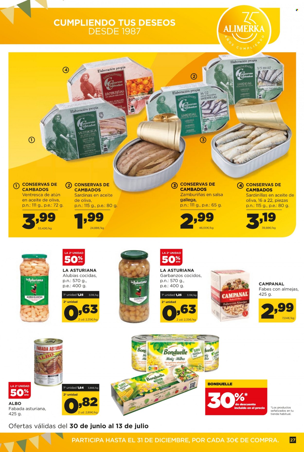 Folleto Alimerka - 30/06/22 - 13/07/22. Página 27