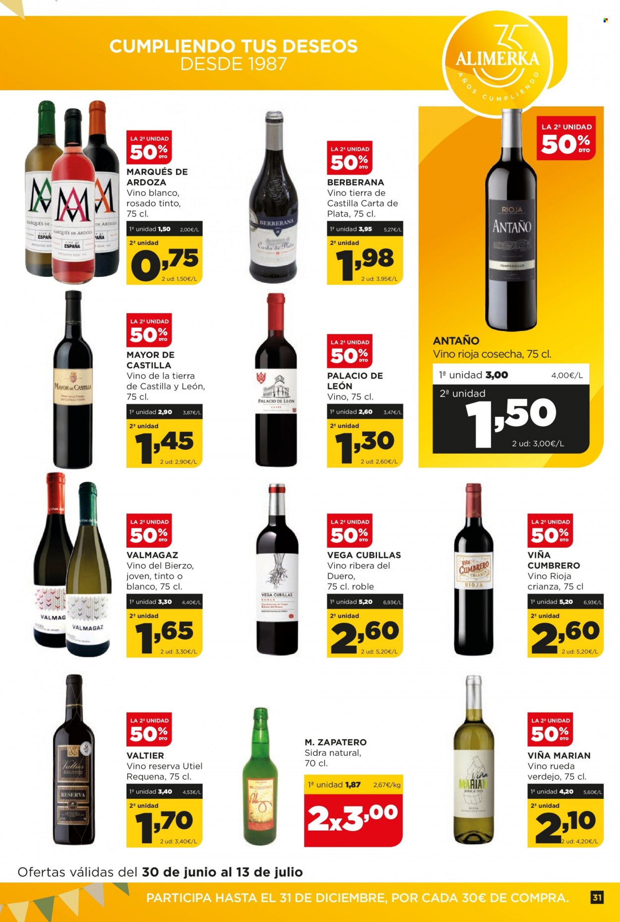 Folleto Alimerka - 30/06/22 - 13/07/22. Página 31
