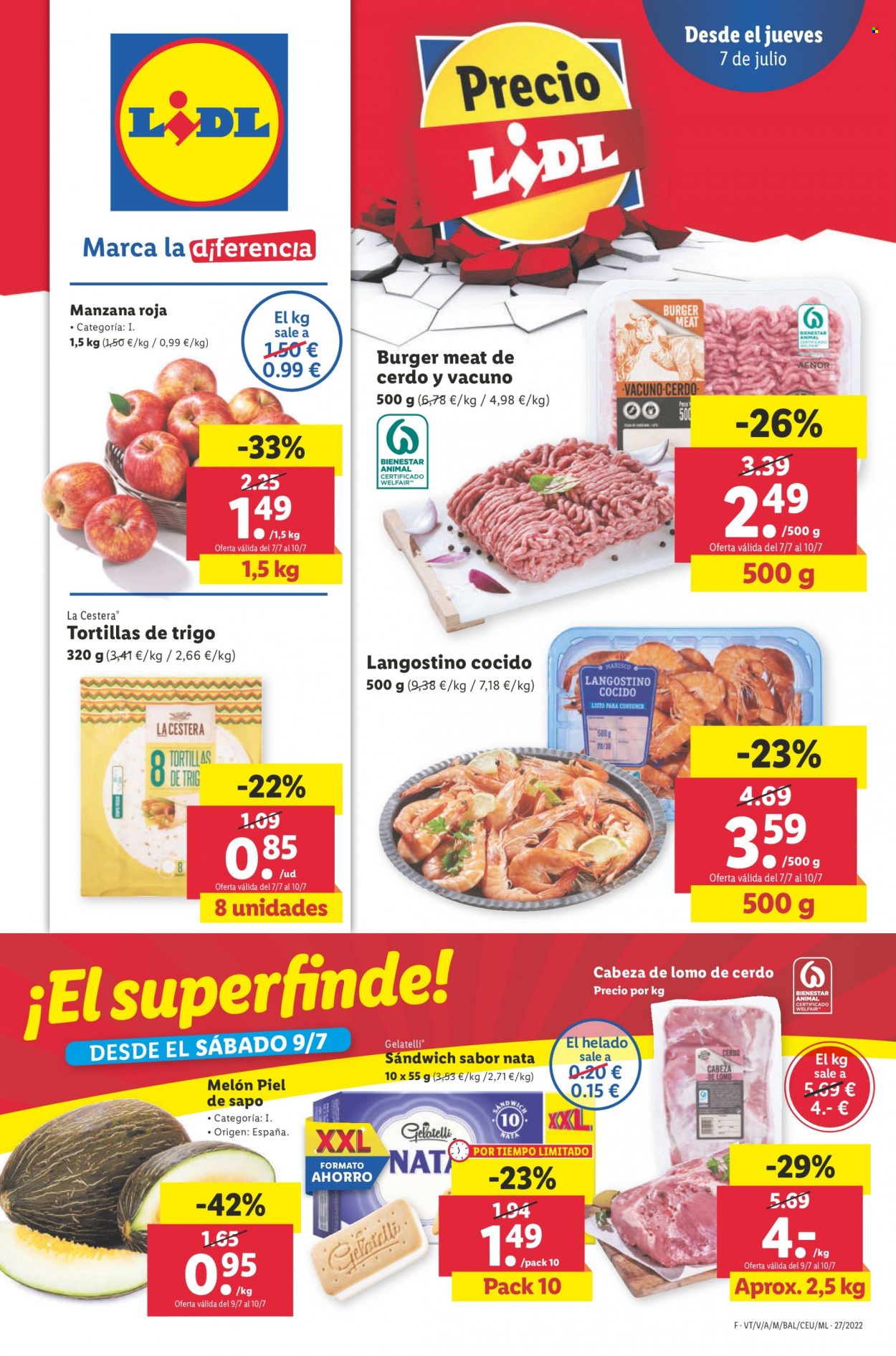 Folleto Lidl - 07/07/22 - 13/07/22. Página 1