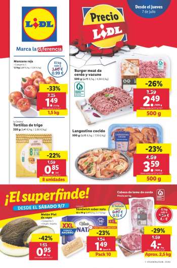 Folleto actual Lidl - 07/07/22 - 13/07/22.
