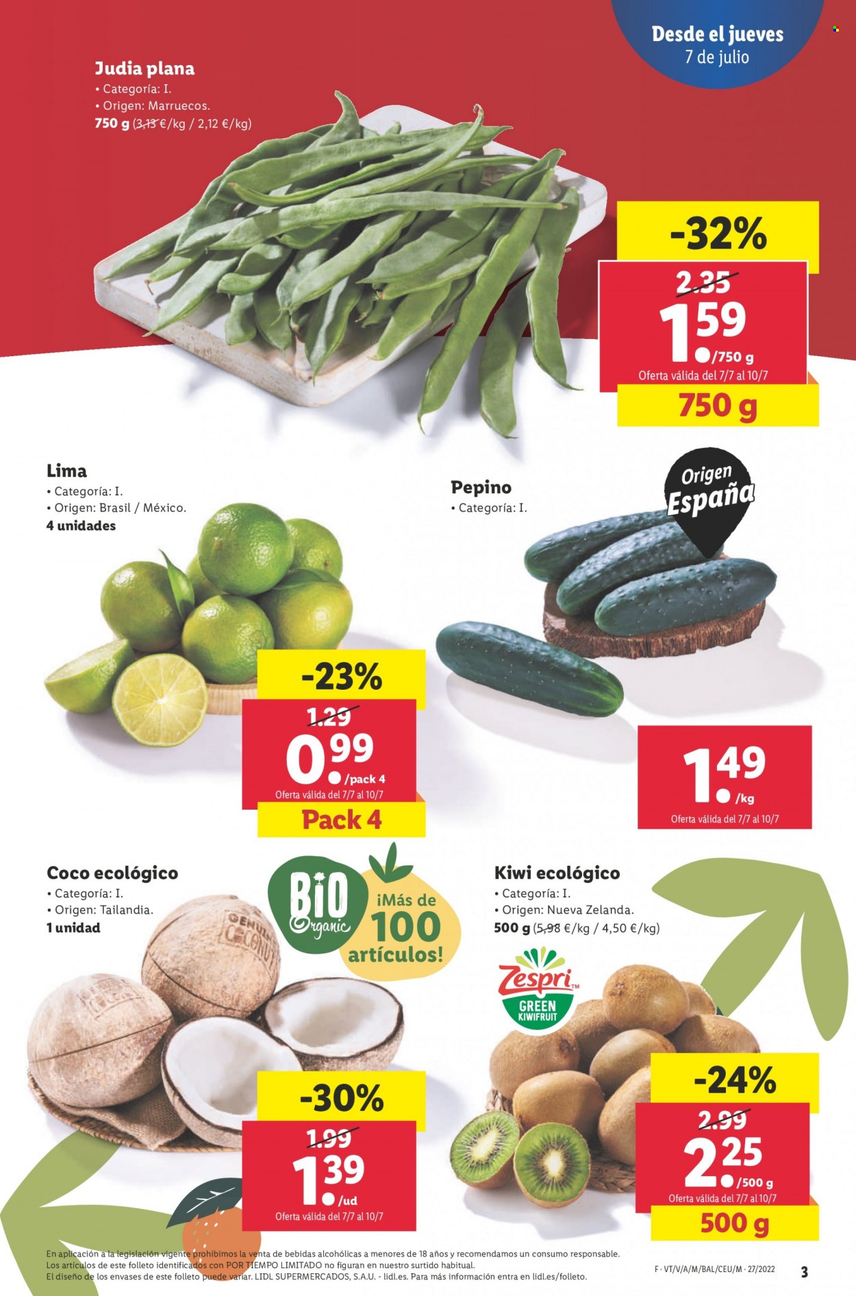 Folleto Lidl - 07/07/22 - 13/07/22. Página 3
