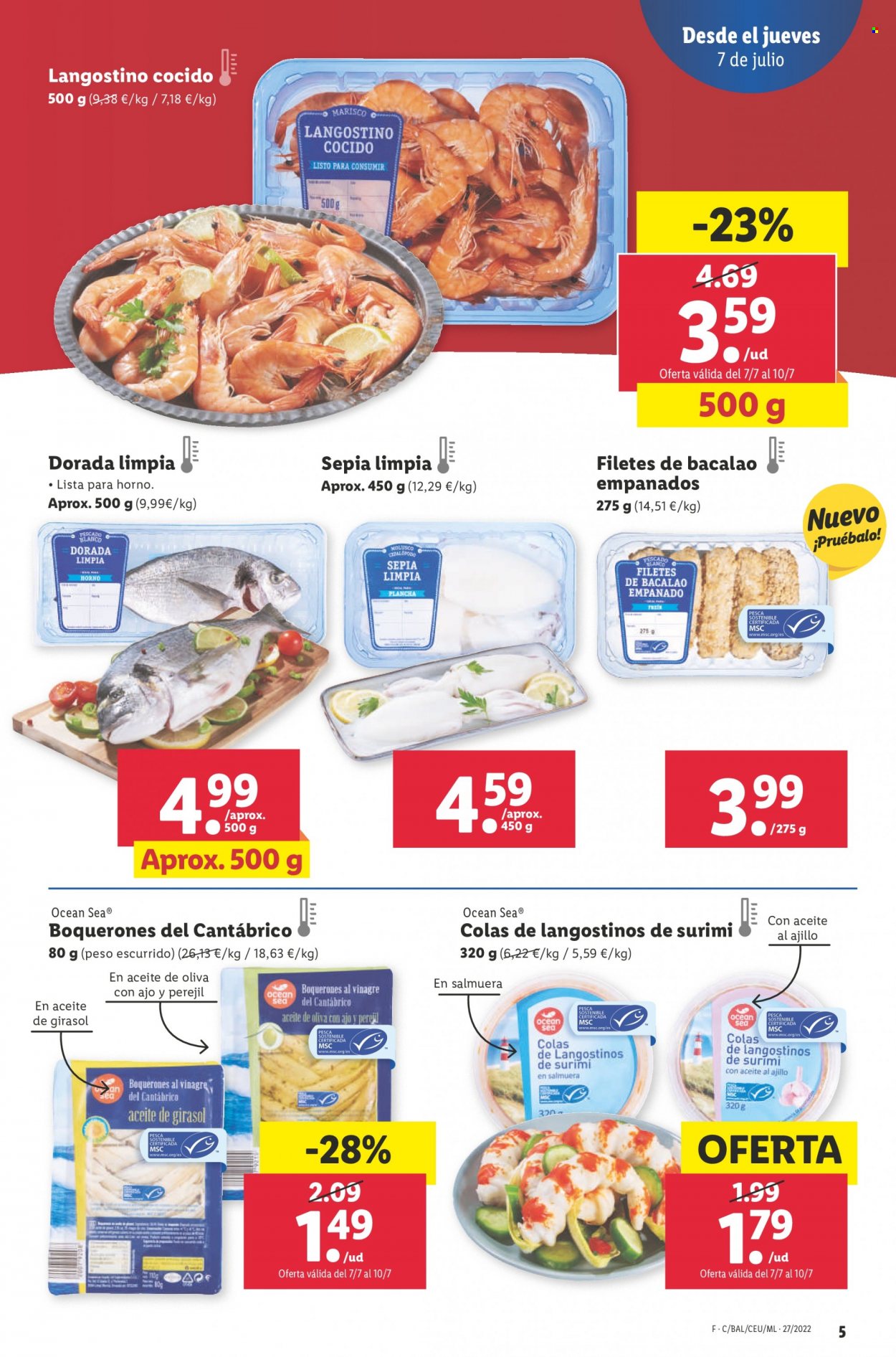 Folleto Lidl - 07/07/22 - 13/07/22. Página 5