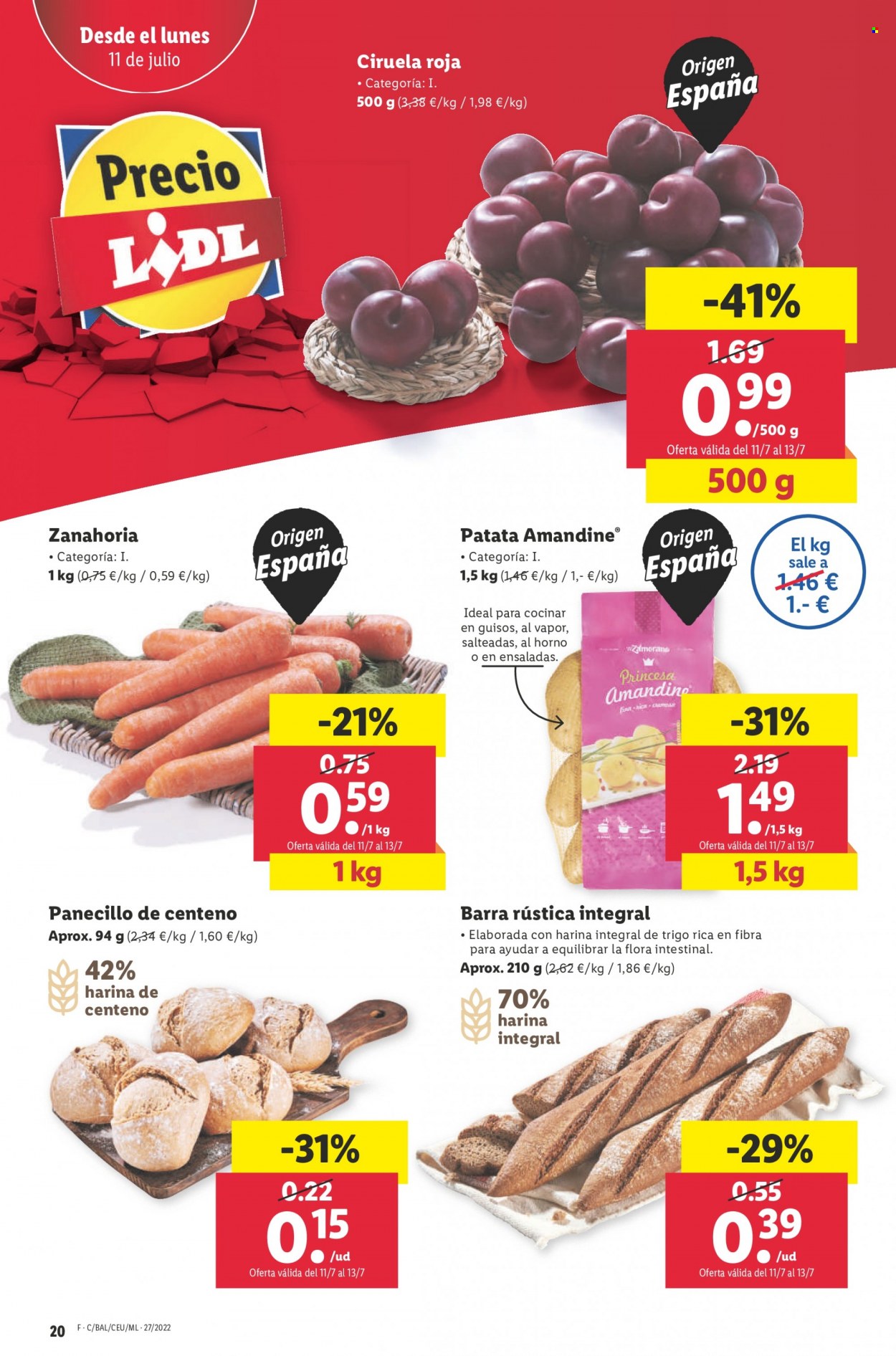 Folleto Lidl - 07/07/22 - 13/07/22. Página 20