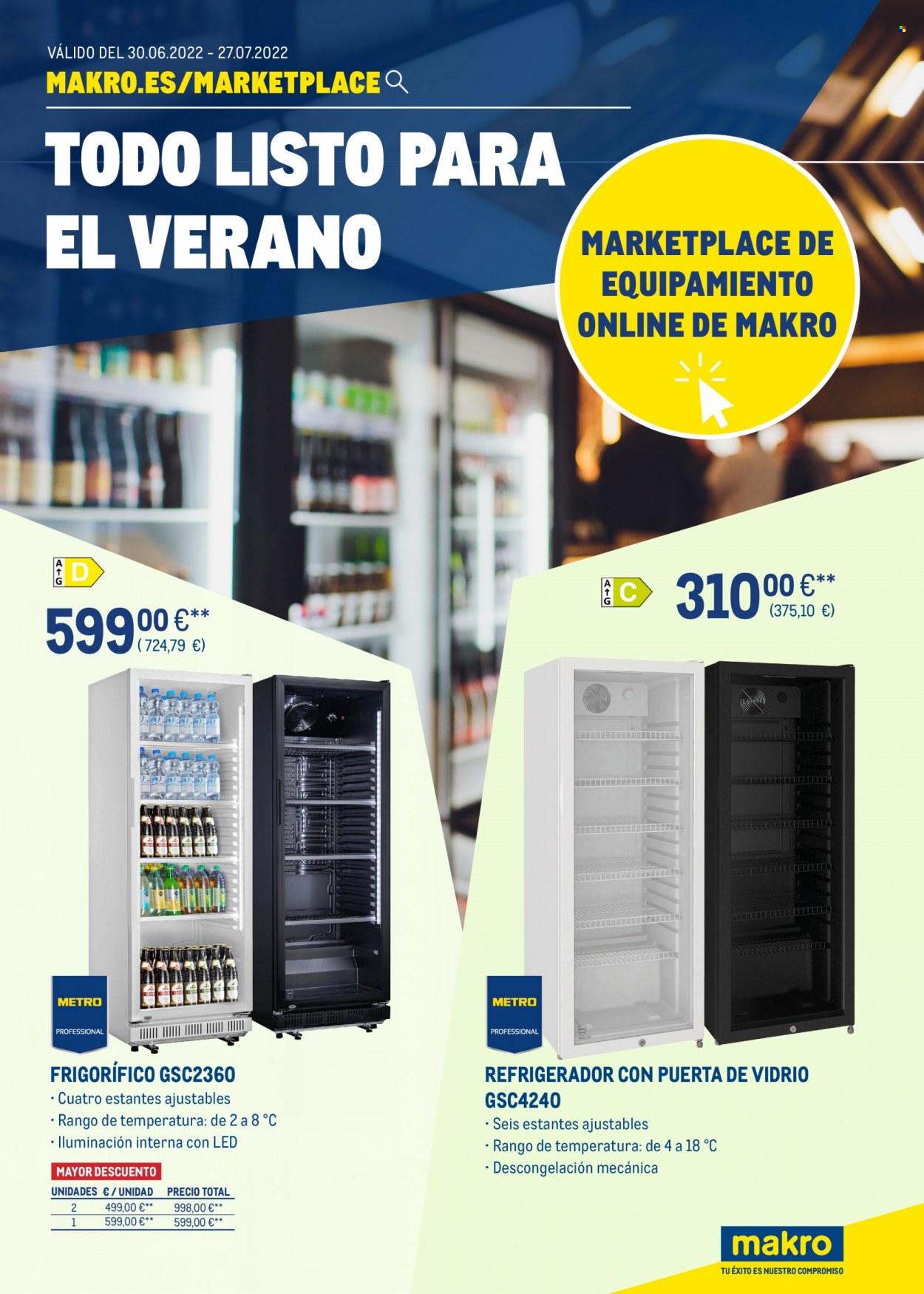 Folleto Makro - 30/06/22 - 27/07/22. Página 1