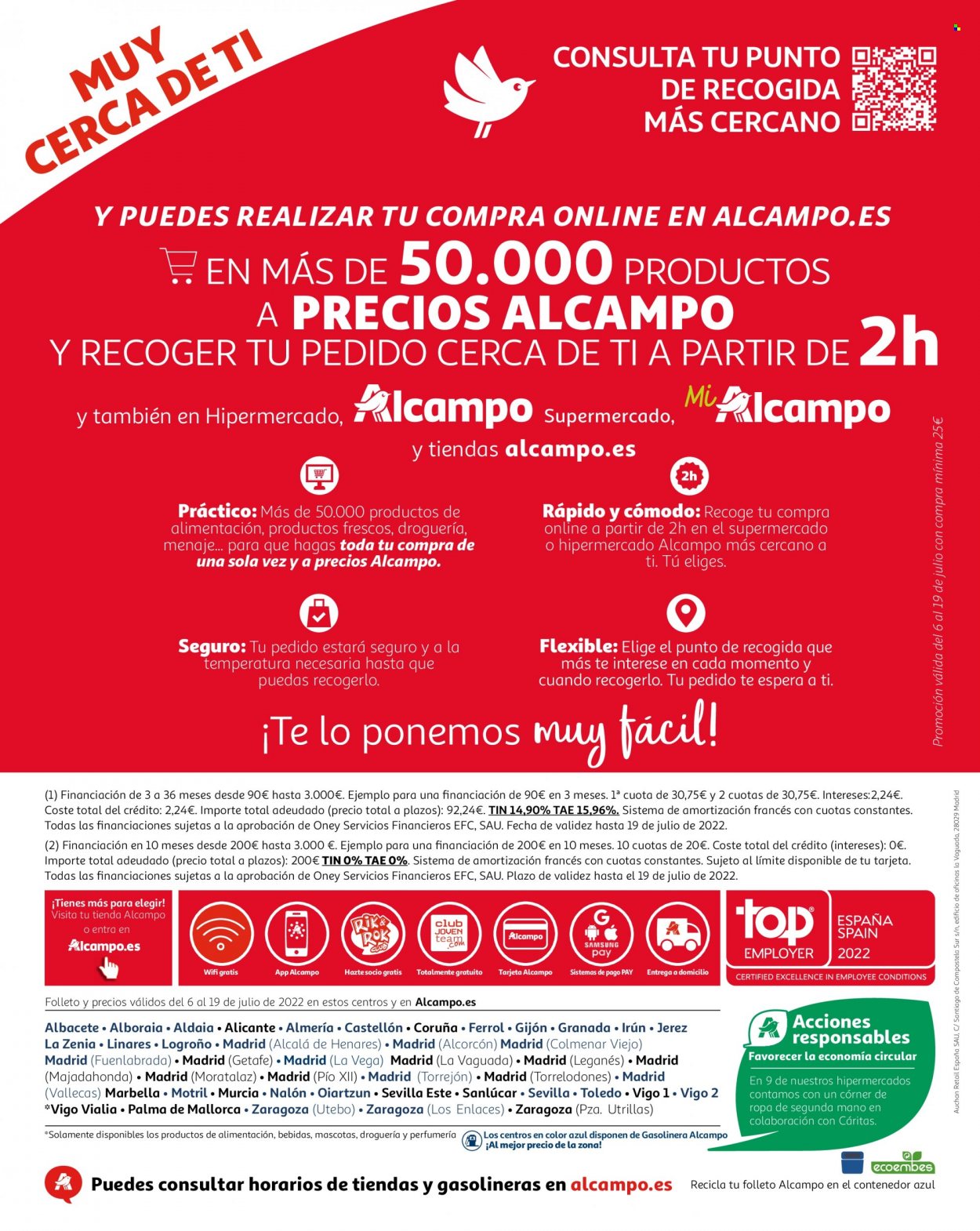 Folleto Alcampo - 06/07/22 - 19/07/22. Página 38