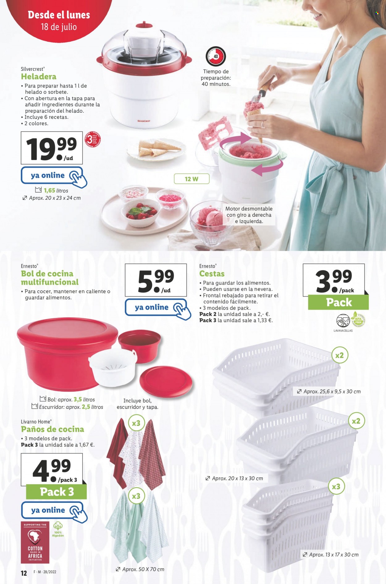 Folleto Lidl - 14/07/22 - 20/07/22. Página 12