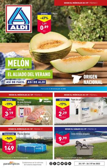 Folleto actual Aldi - 20/07/22 - 26/07/22.