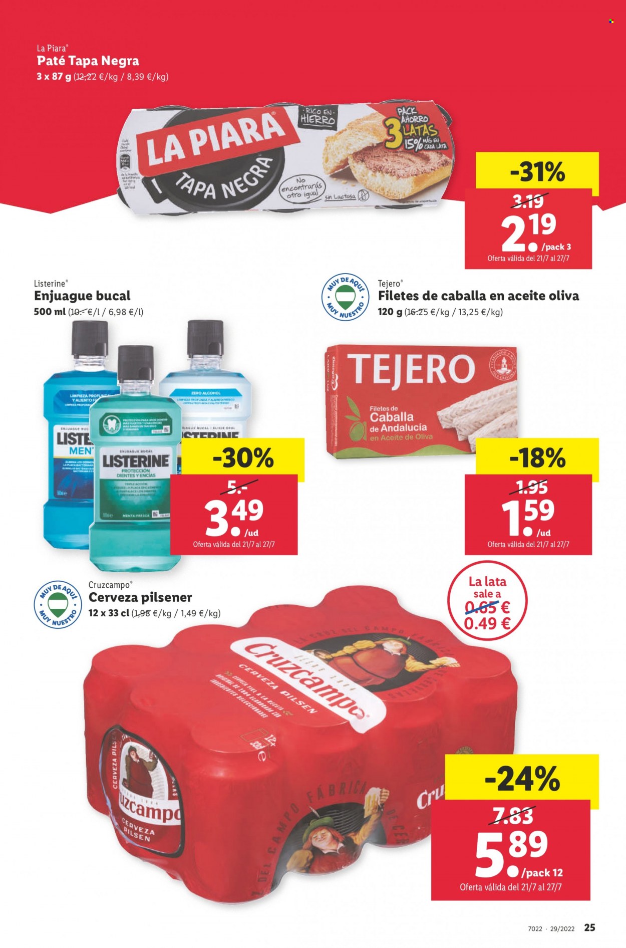 Folleto Lidl - 21/07/22 - 27/07/22. Página 25