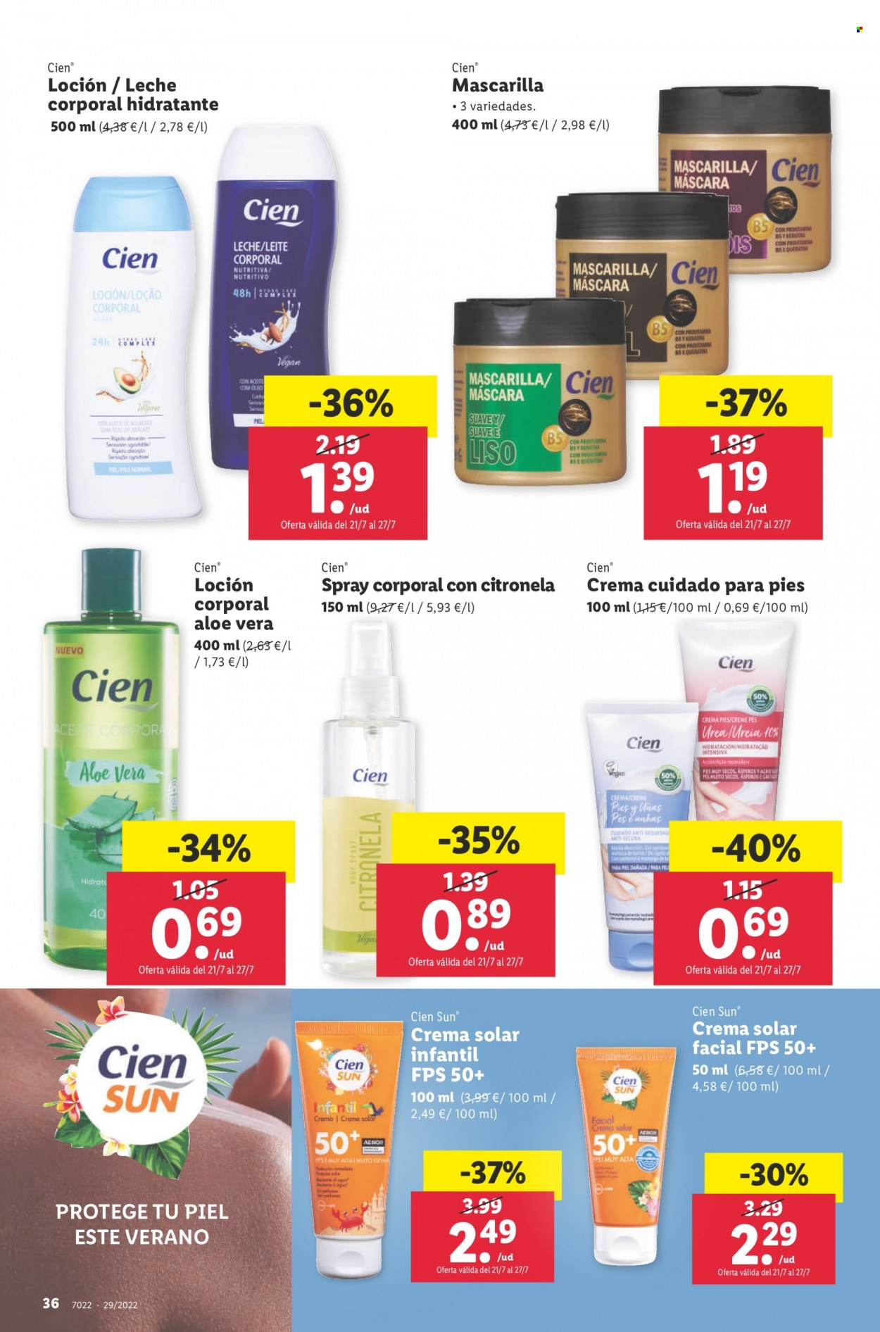 Folleto Lidl - 21/07/22 - 27/07/22. Página 36