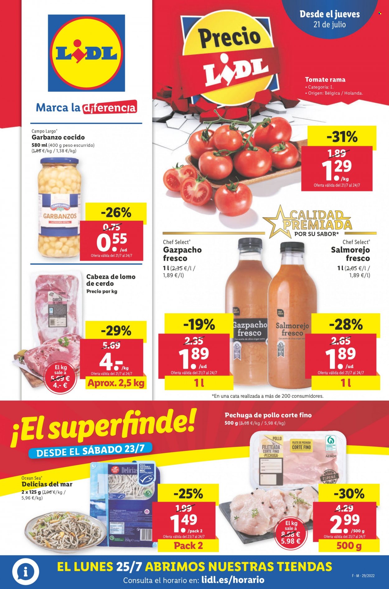 Folleto Lidl - 21/07/22 - 27/07/22. Página 1