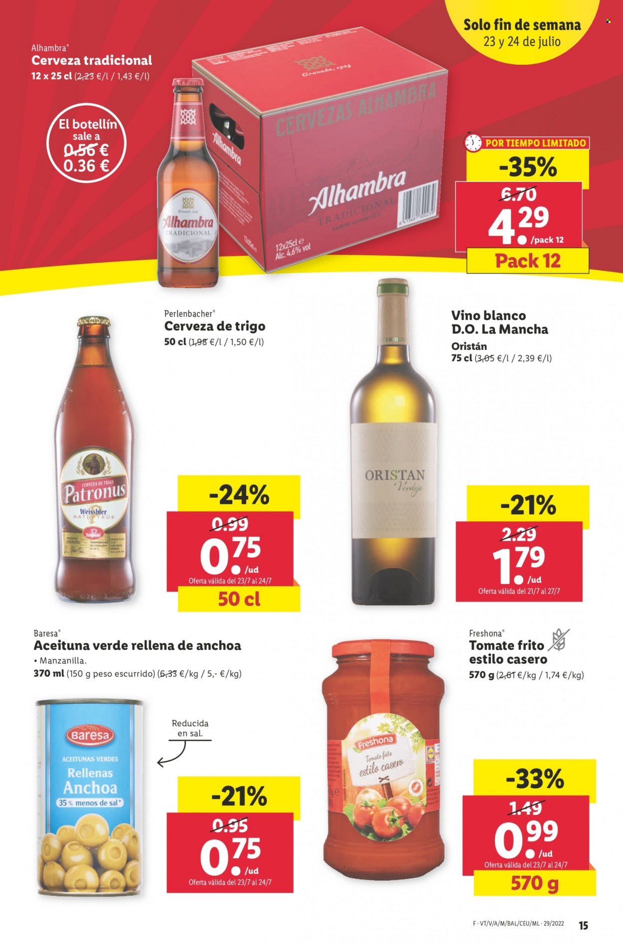 Folleto Lidl - 21/07/22 - 27/07/22. Página 15