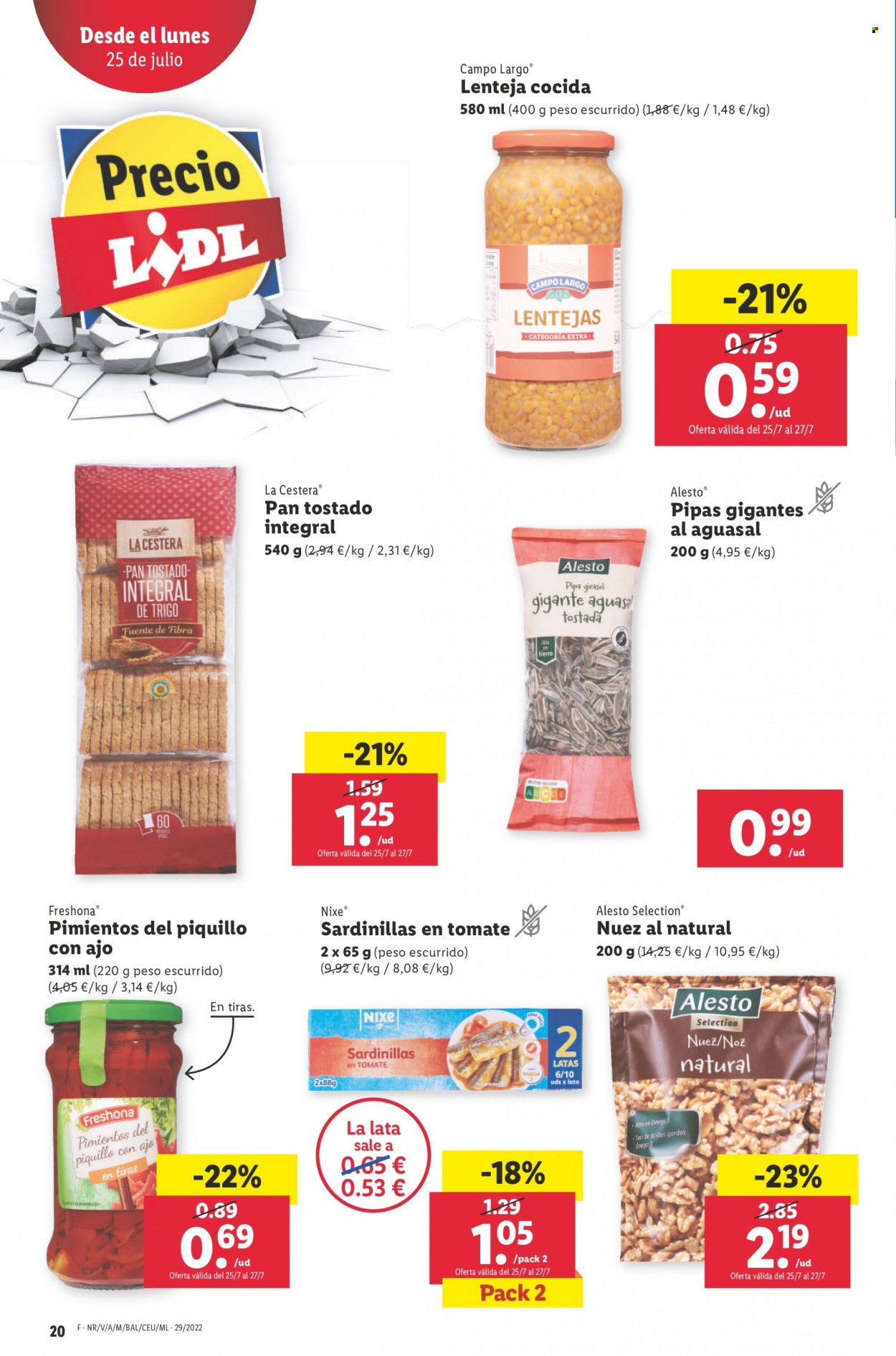 Folleto Lidl - 21/07/22 - 27/07/22. Página 20