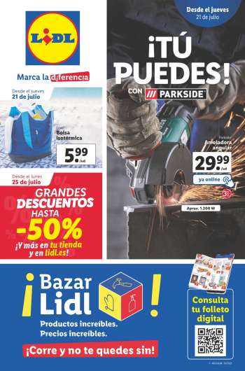 Folleto actual Lidl - 21/07/22 - 27/07/22.