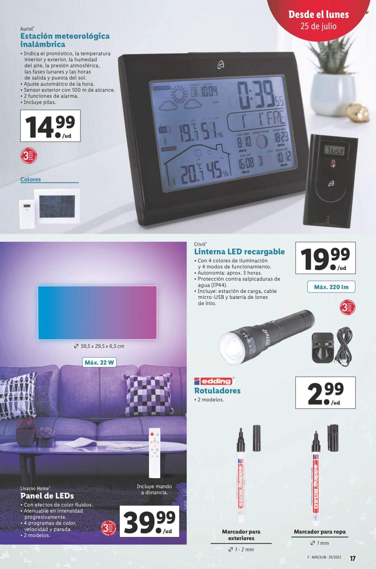 Folleto Lidl - 21/07/22 - 27/07/22. Página 17