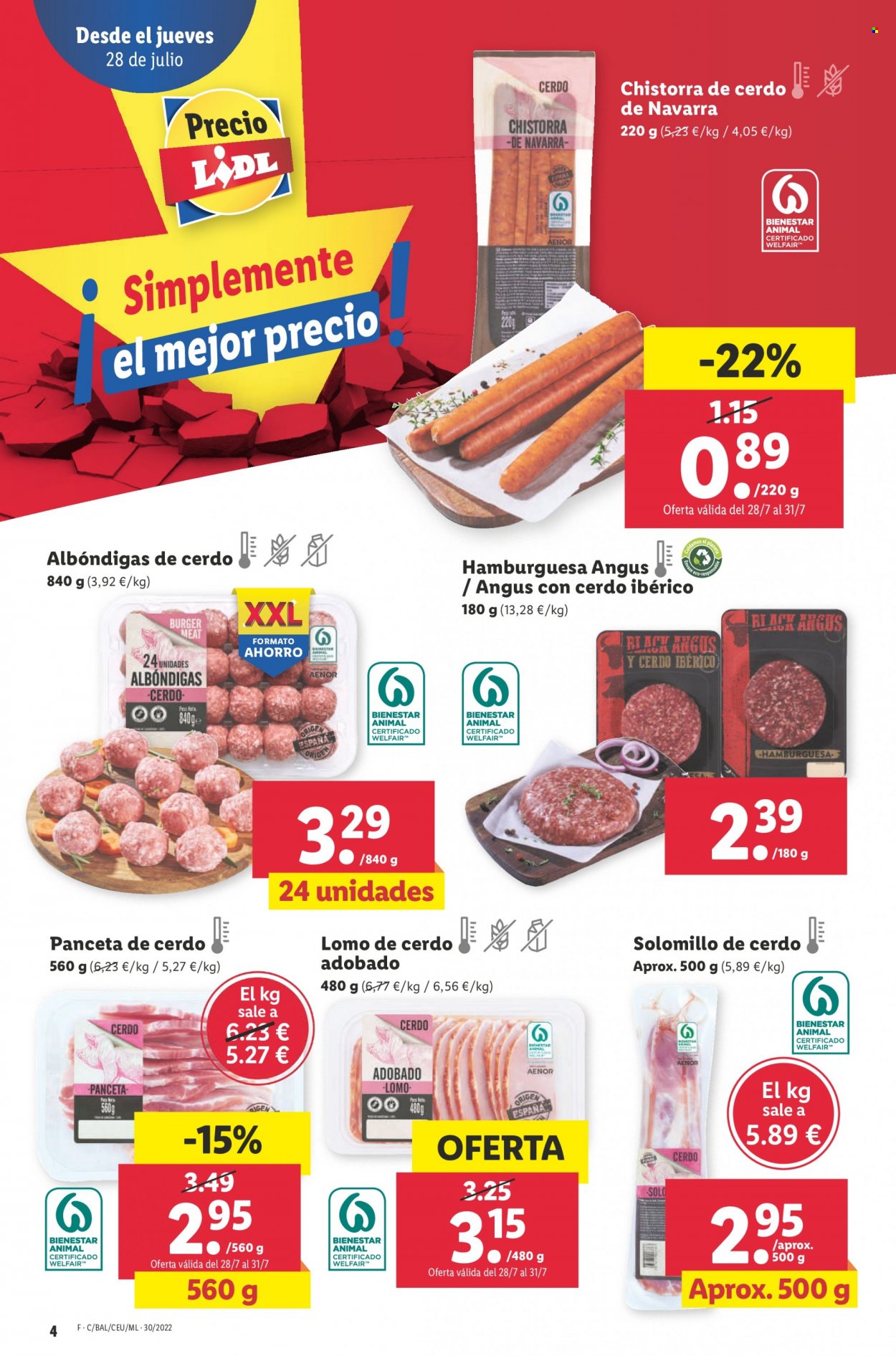 Folleto Lidl - 28/07/22 - 03/08/22. Página 4