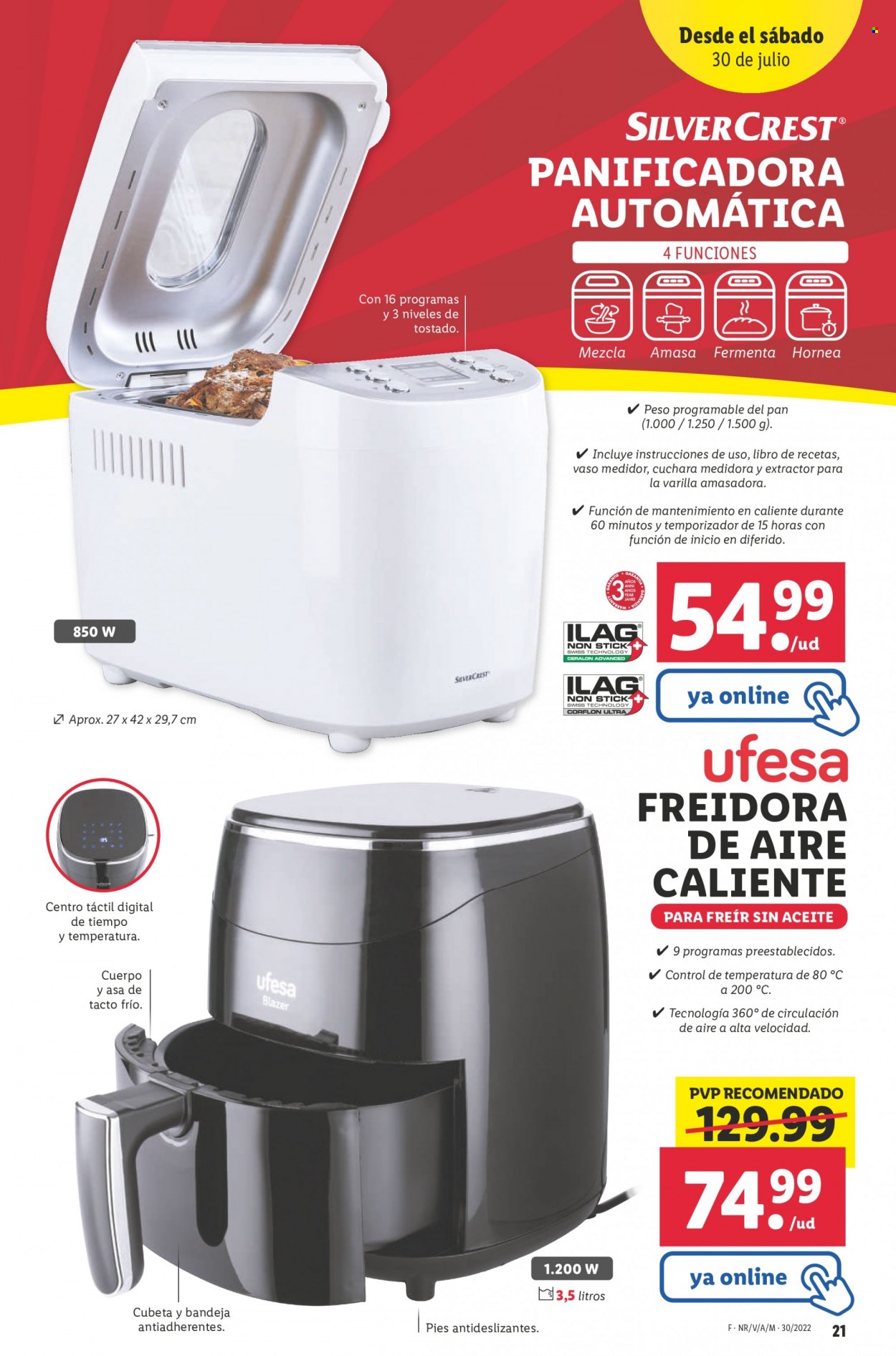 Folleto Lidl - 28/07/22 - 03/08/22. Página 21