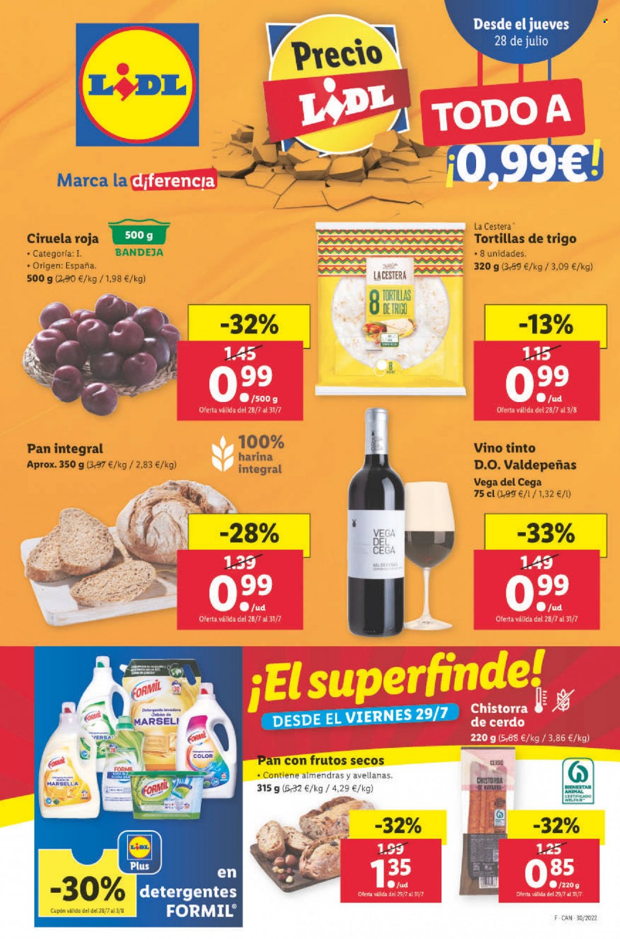 Folleto Lidl - 28/07/22 - 03/08/22. Página 1