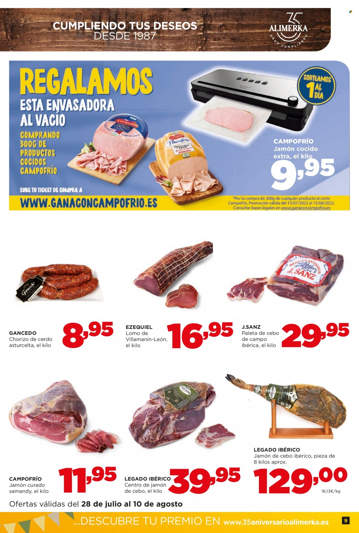 Folleto Alimerka - 28/07/22 - 10/08/22. Página 9