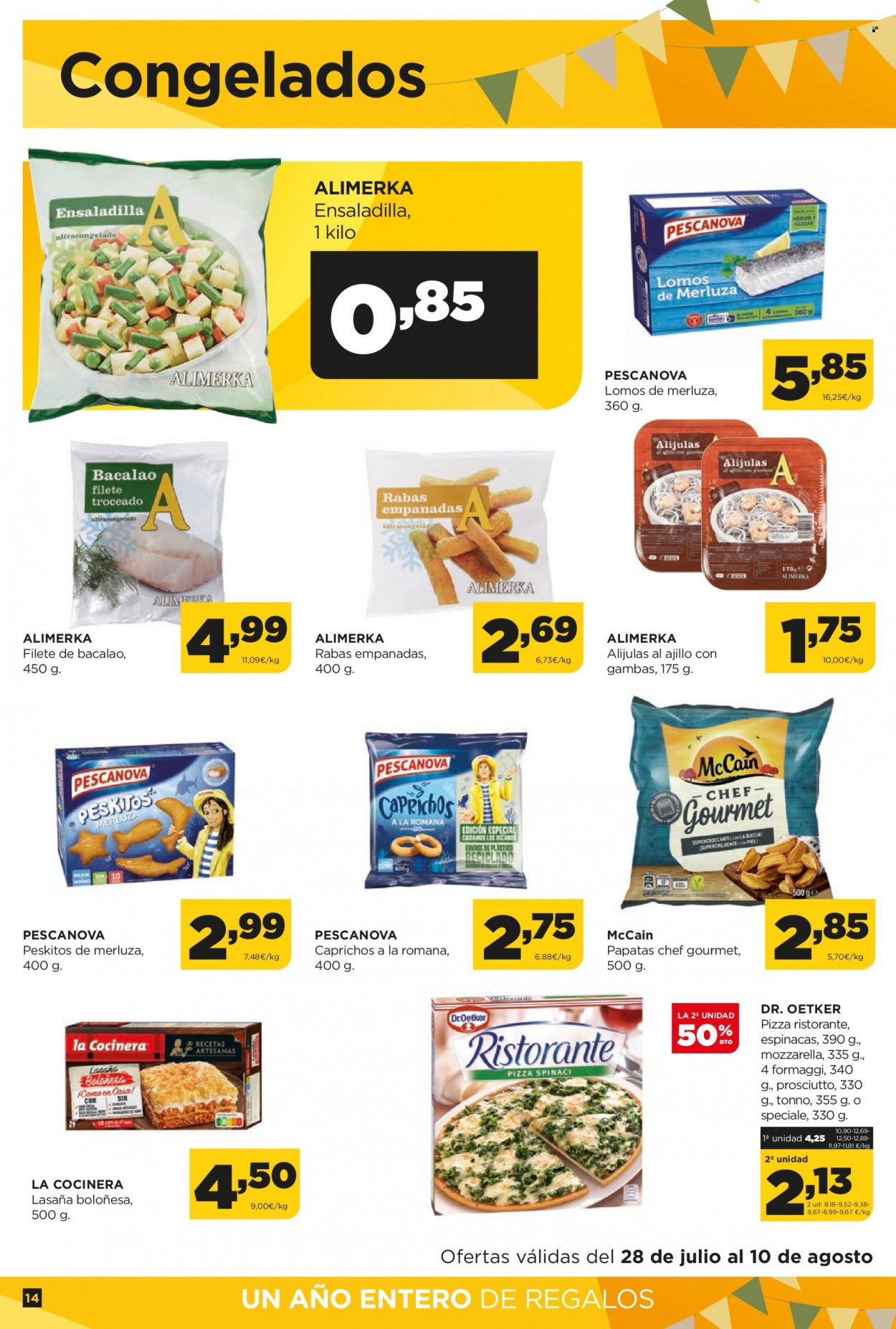 Folleto Alimerka - 28/07/22 - 10/08/22. Página 14