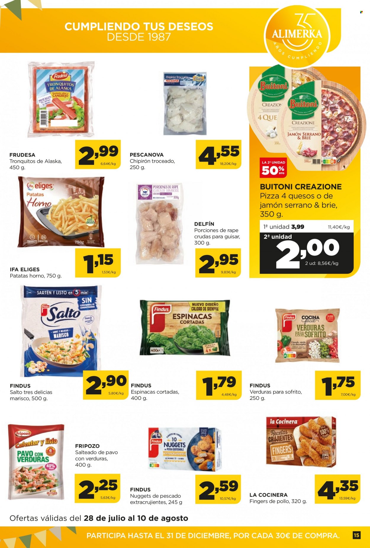 Folleto Alimerka - 28/07/22 - 10/08/22. Página 15