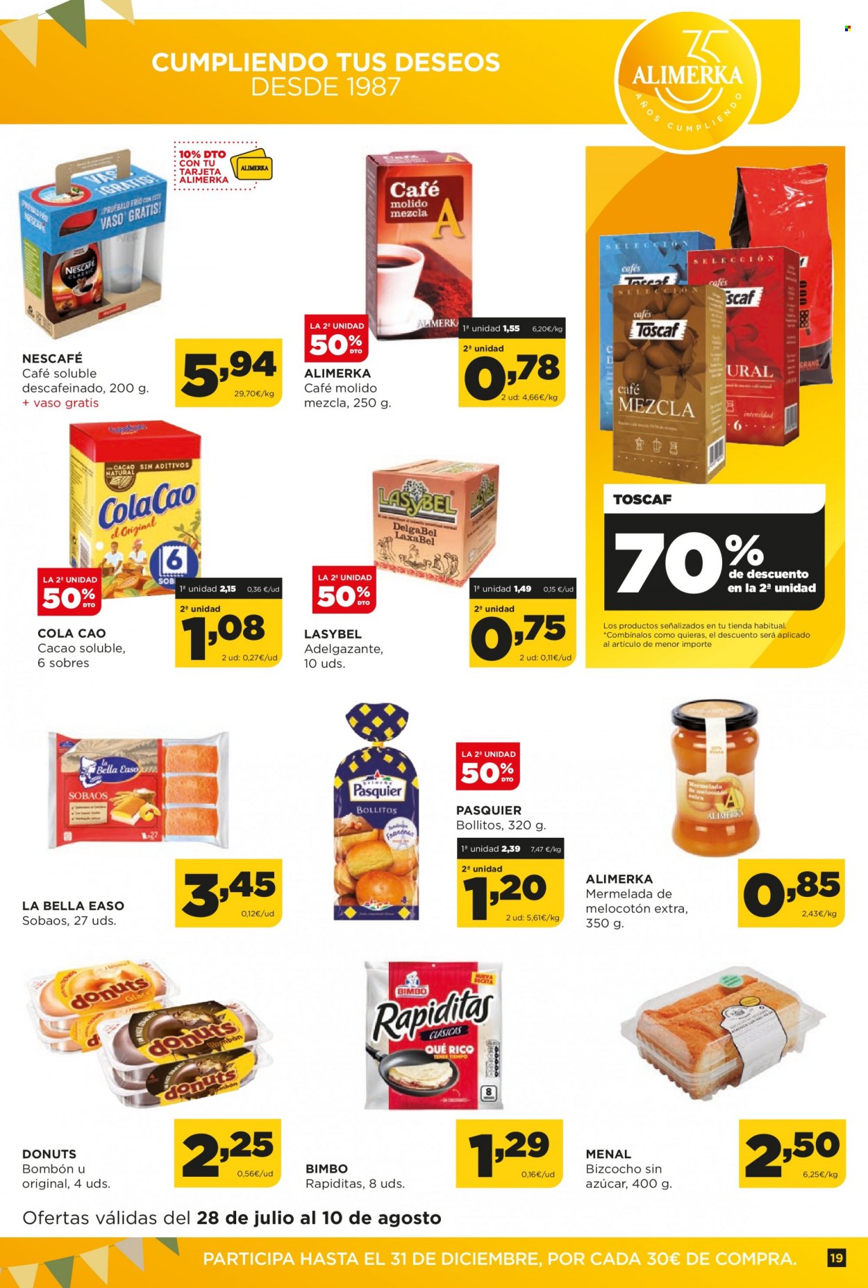 Folleto Alimerka - 28/07/22 - 10/08/22. Página 19