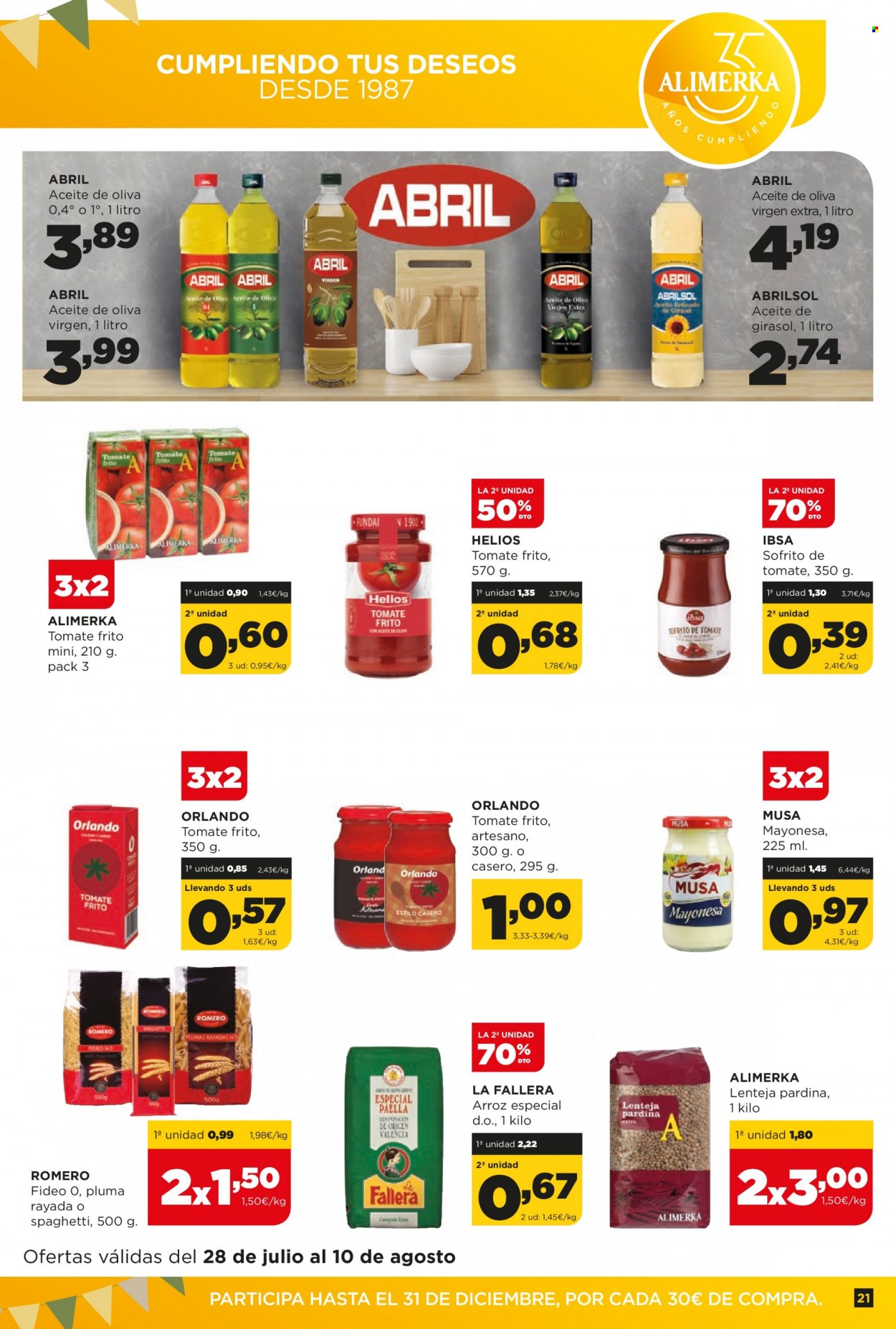 Folleto Alimerka - 28/07/22 - 10/08/22. Página 21
