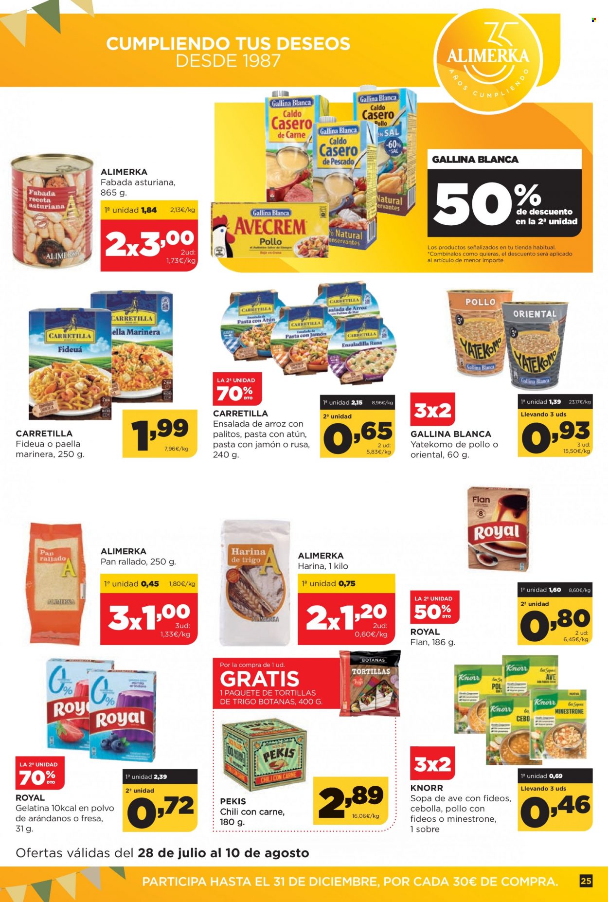 Folleto Alimerka - 28/07/22 - 10/08/22. Página 25