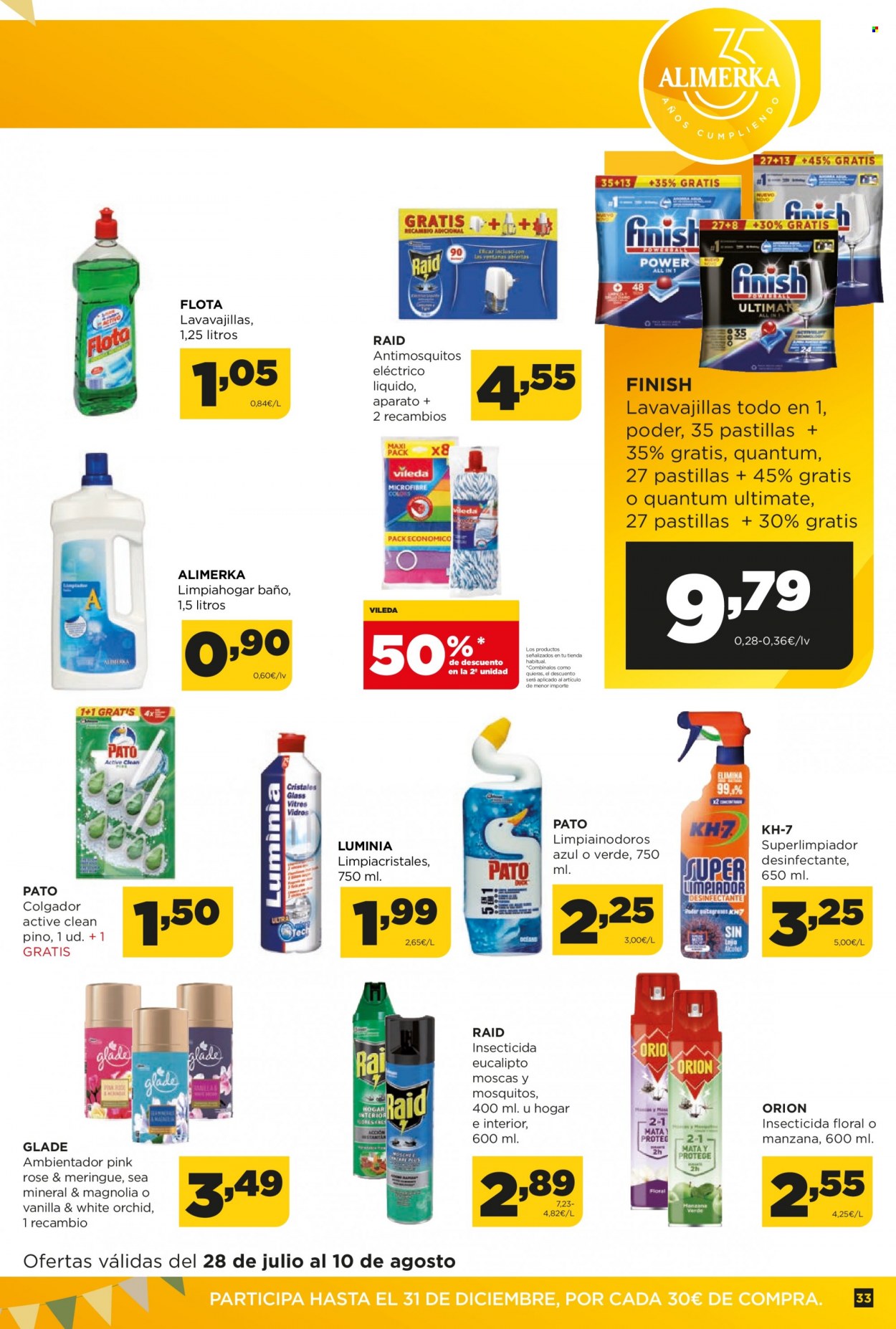 Folleto Alimerka - 28/07/22 - 10/08/22. Página 33