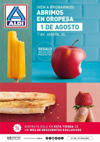 Folleto actual Aldi - 01/08/22 - 09/08/22.