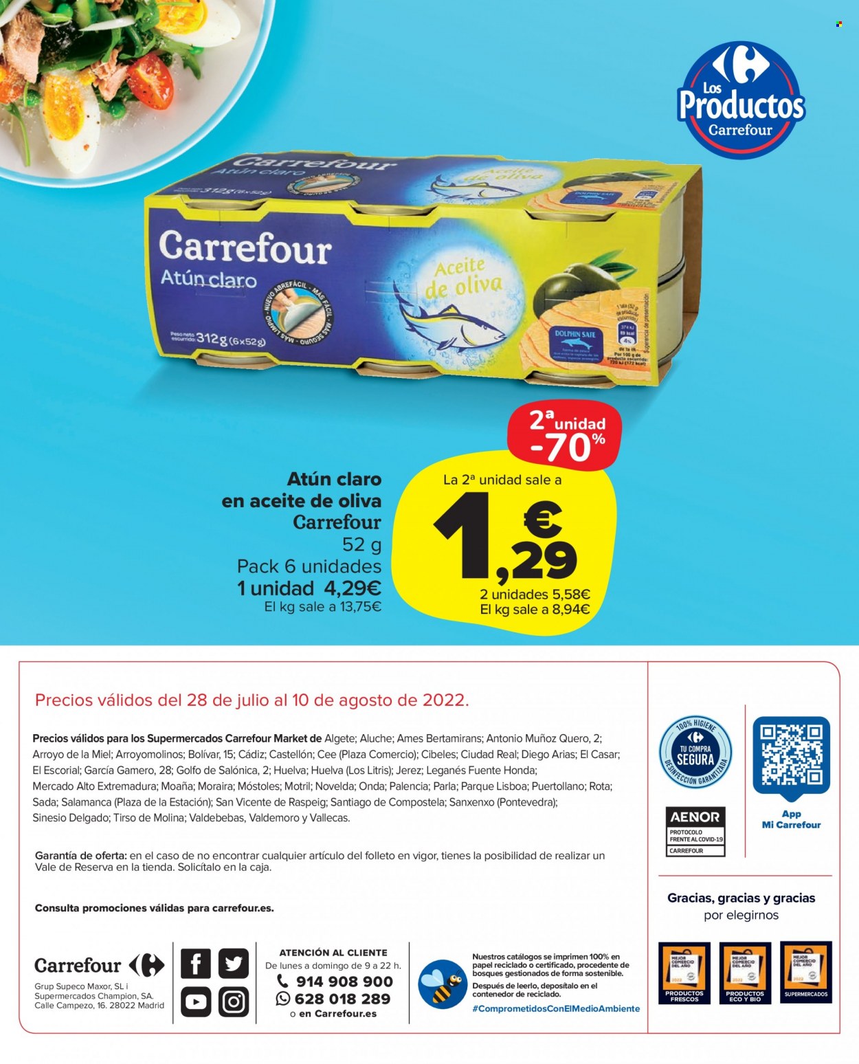 Folleto Carrefour - 28/07/22 - 10/08/22. Página 16