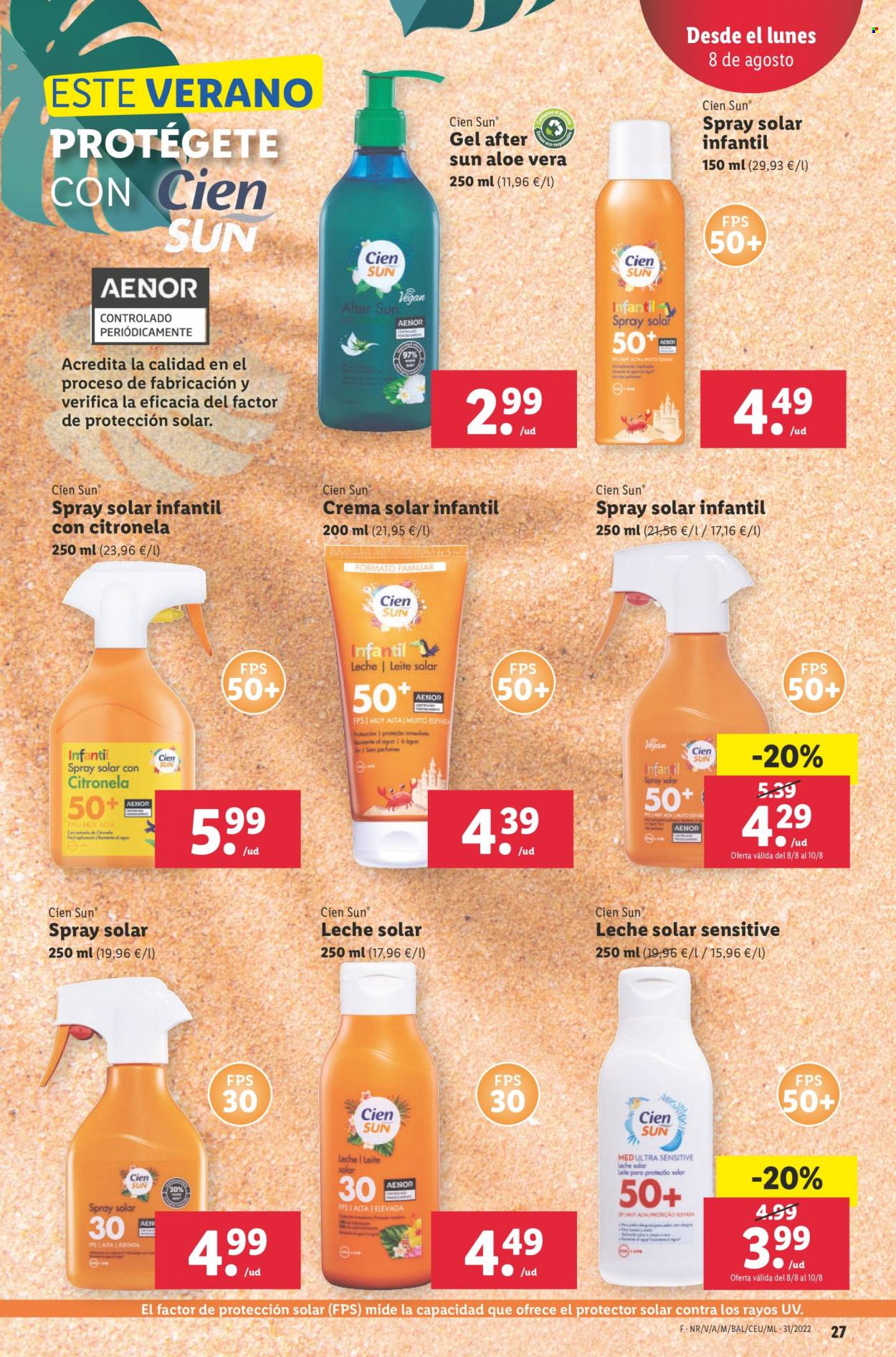 Folleto Lidl - 04/08/22 - 10/08/22. Página 27