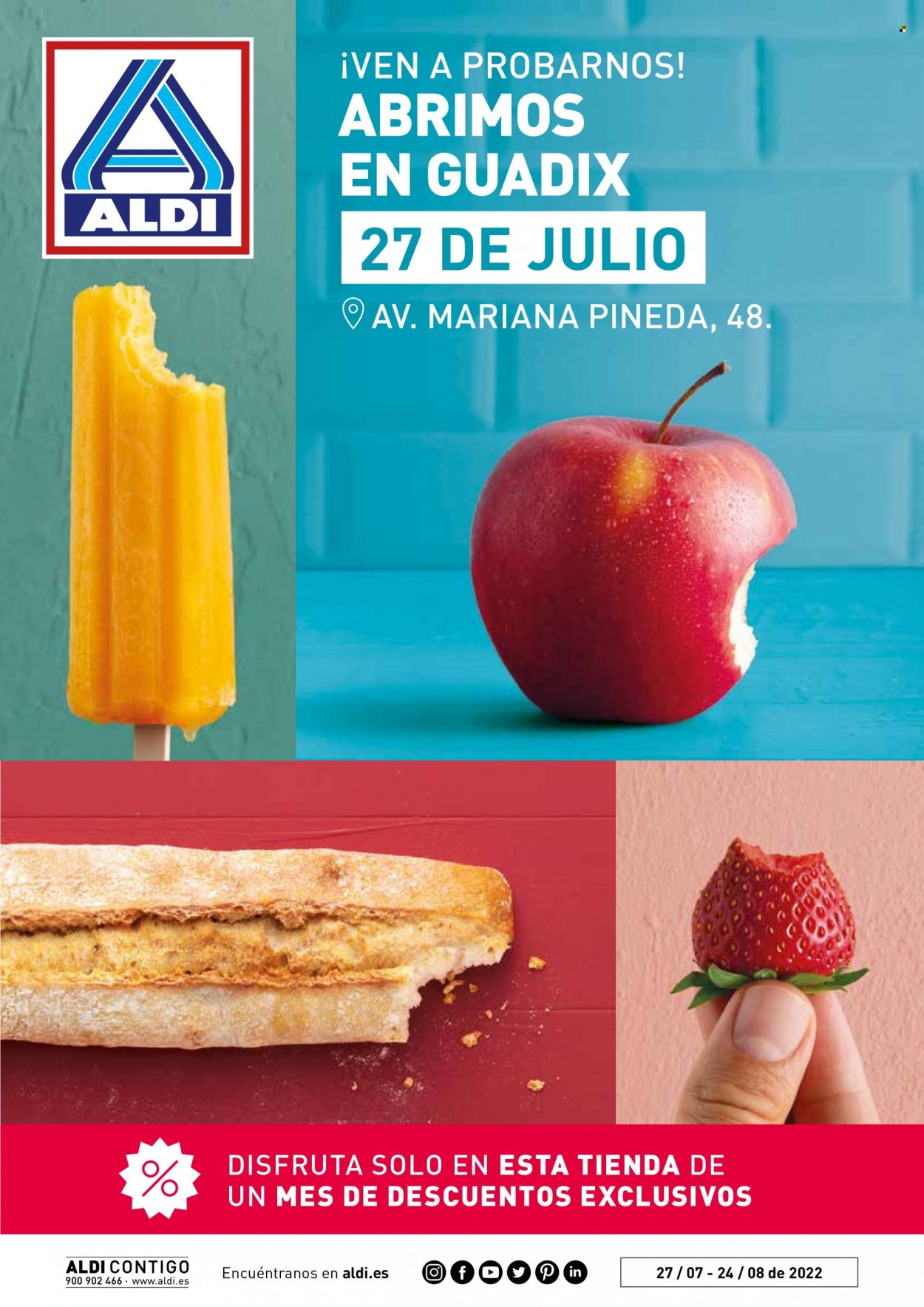 Folleto Aldi - 27/07/22 - 24/08/22. Página 1