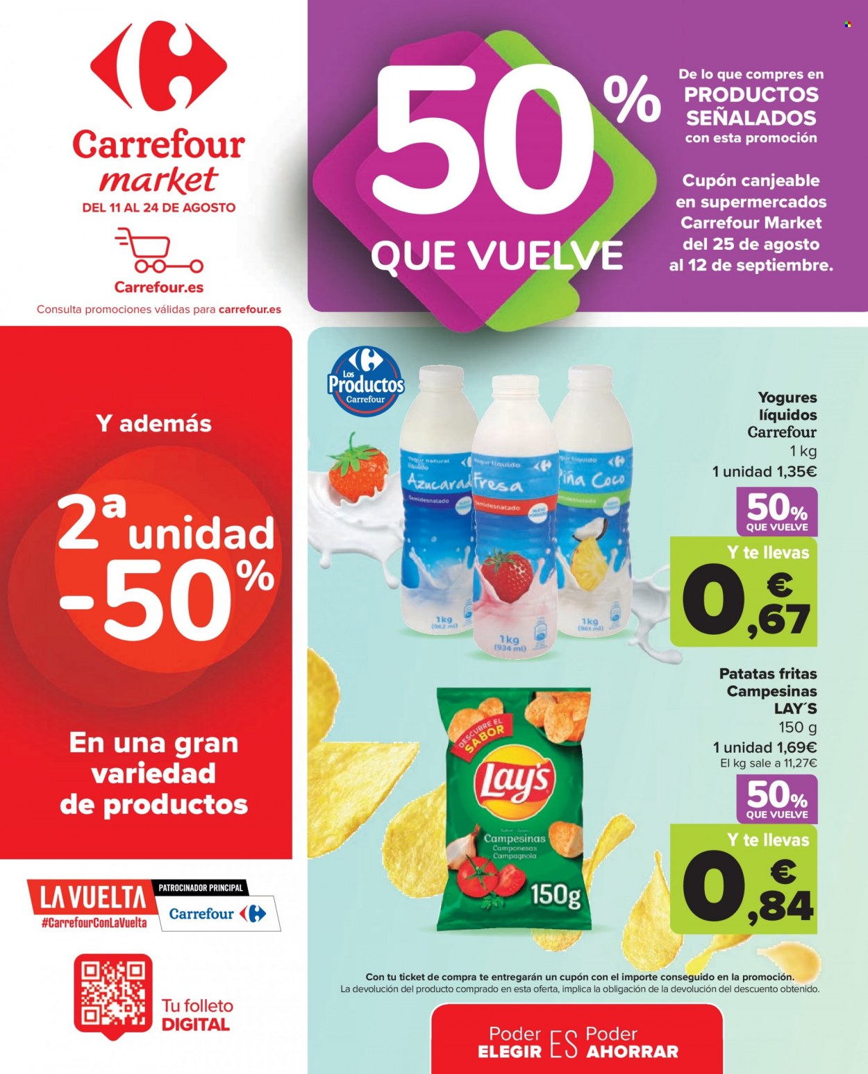 Folleto Carrefour - 11/08/22 - 24/08/22. Página 1