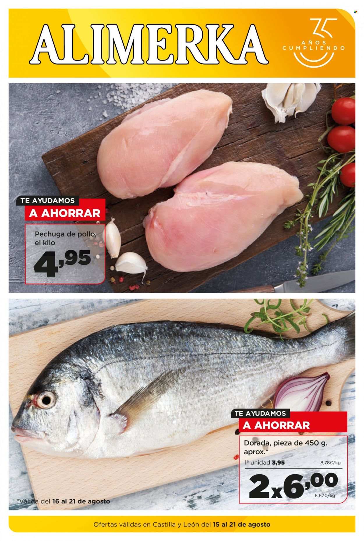 Folleto Alimerka - 15/08/22 - 21/08/22. Página 1