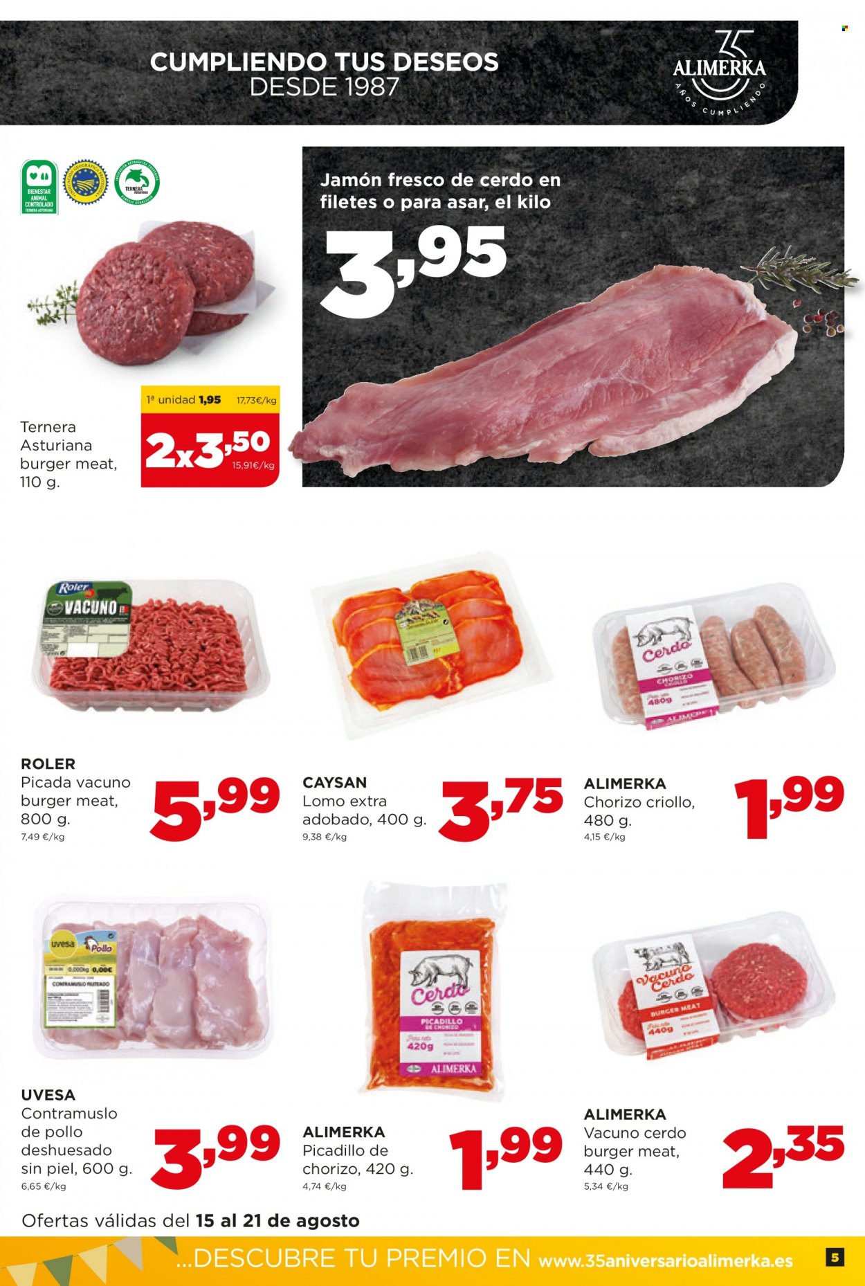 Folleto Alimerka - 15/08/22 - 21/08/22. Página 5