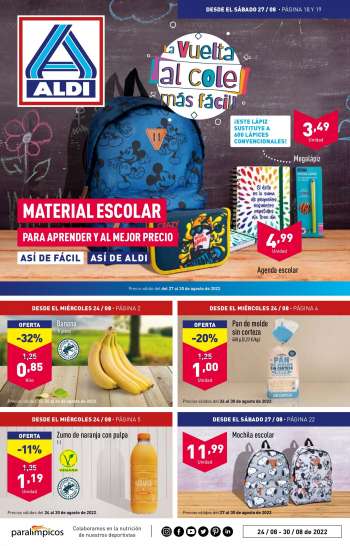 Folleto actual Aldi - 24/08/22 - 30/08/22.