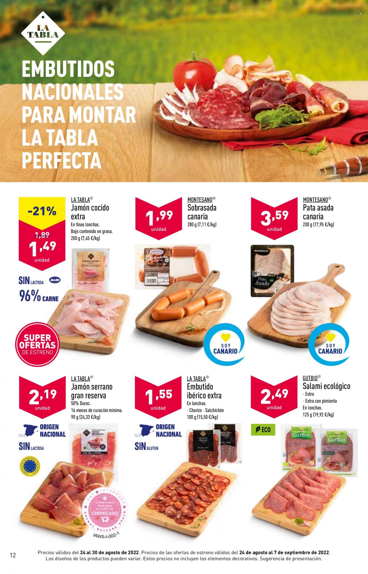 Folleto Aldi - 24/08/22 - 30/08/22. Página 12