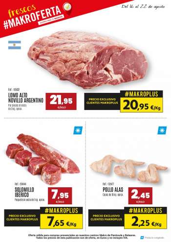 Folleto actual Makro - 16/08/22 - 22/08/22.