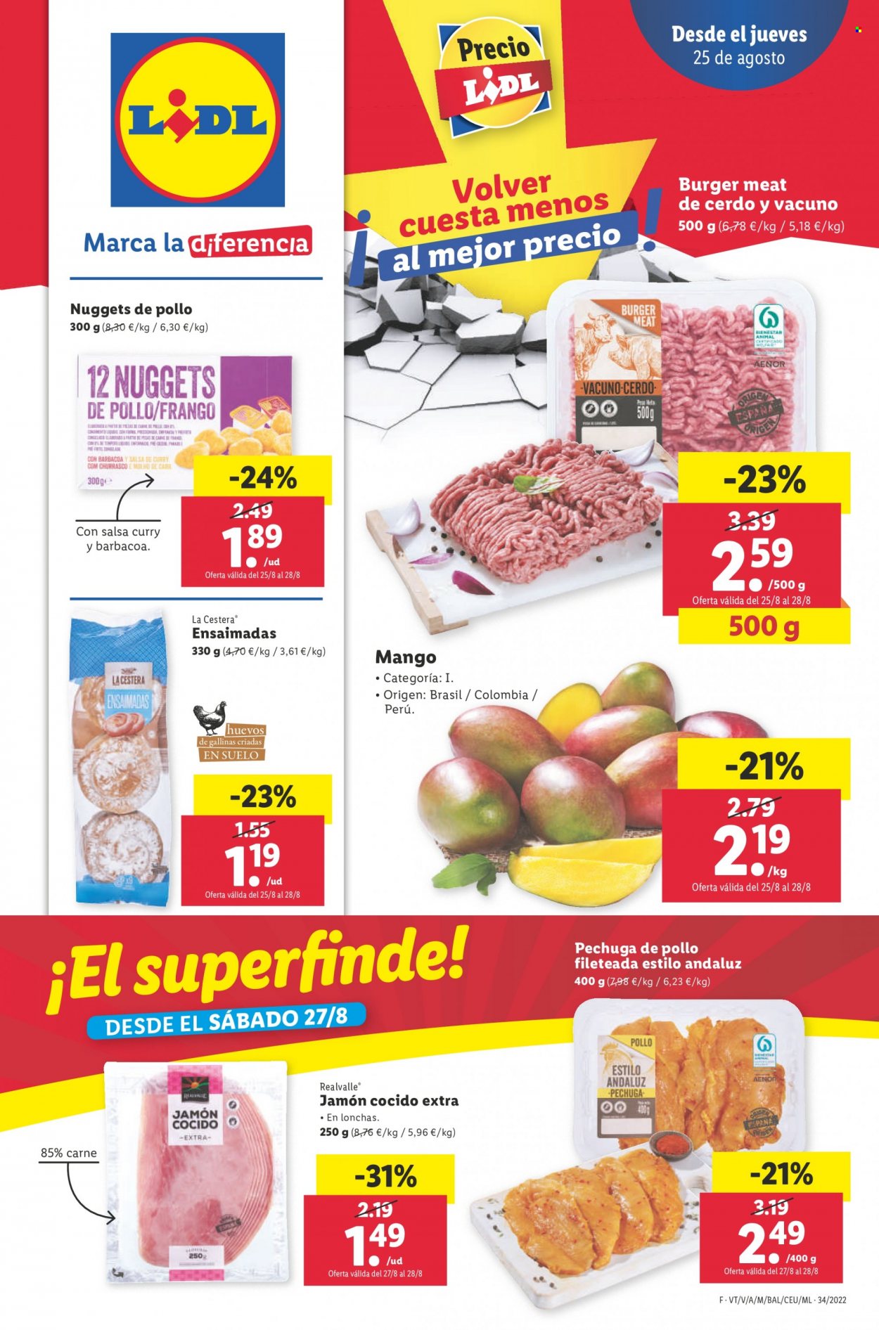 Folleto Lidl - 25/08/22 - 31/08/22. Página 1