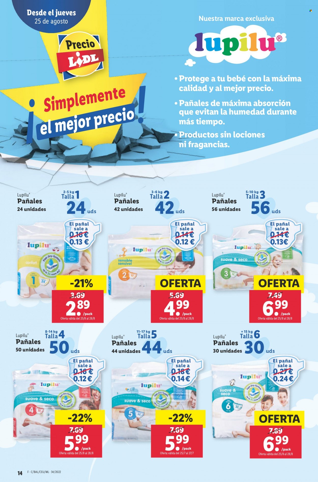 Folleto Lidl - 25/08/22 - 31/08/22. Página 14