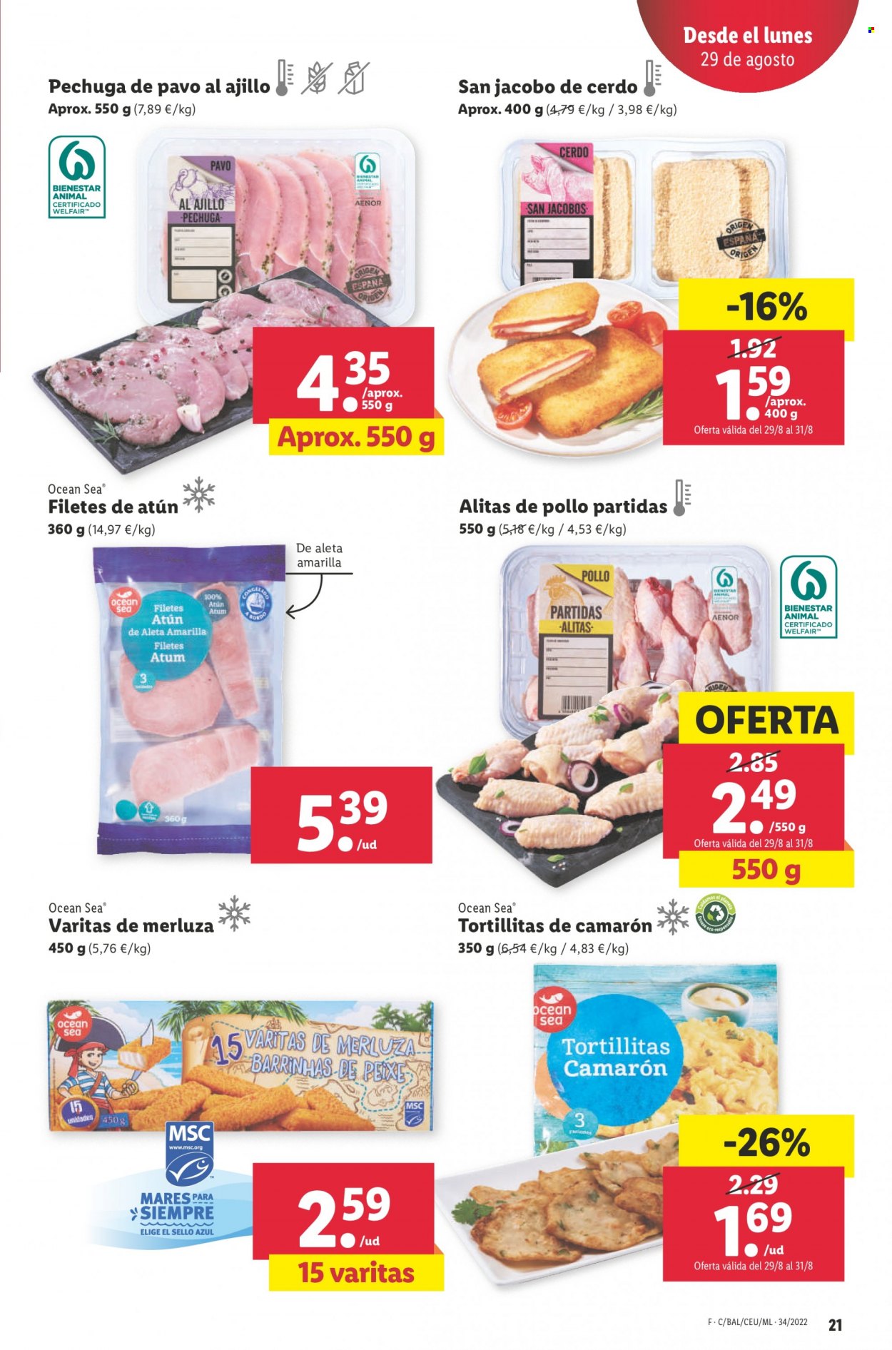 Folleto Lidl - 25/08/22 - 31/08/22. Página 21