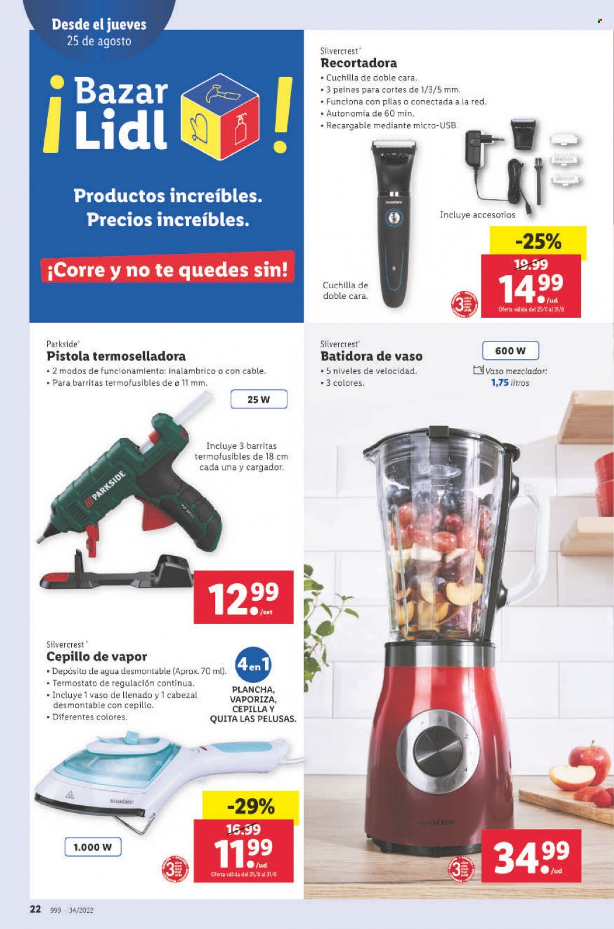 Folleto Lidl - 25/08/22 - 31/08/22. Página 22