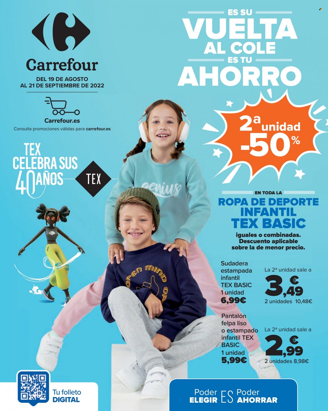 Folleto Carrefour - 19/08/22 - 21/09/22. Página 1