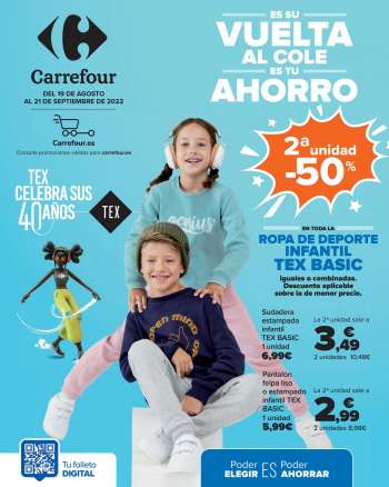 Folleto actual Carrefour - 19/08/22 - 21/09/22.