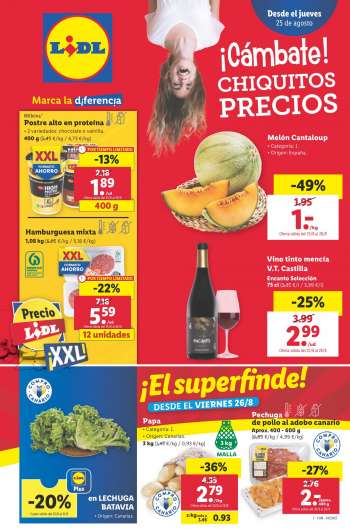 Folleto actual Lidl - 25/08/22 - 31/08/22.