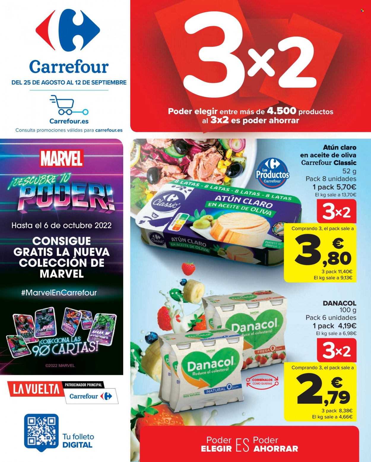 Folleto Carrefour - 25/08/22 - 12/09/22. Página 1
