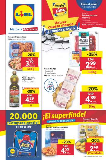 Folleto actual Lidl - 01/09/22 - 07/09/22.