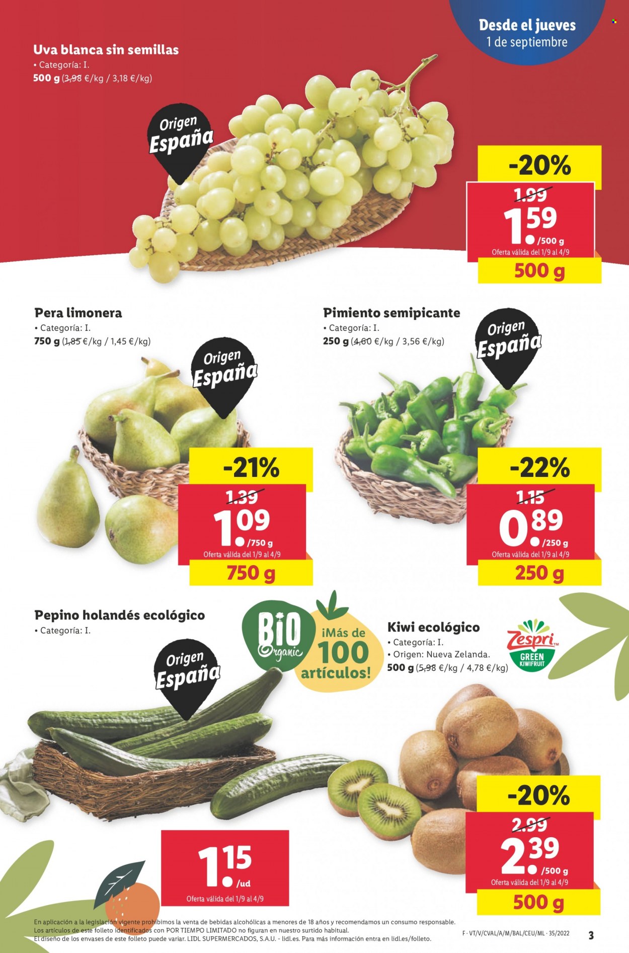 Folleto Lidl - 01/09/22 - 07/09/22. Página 3